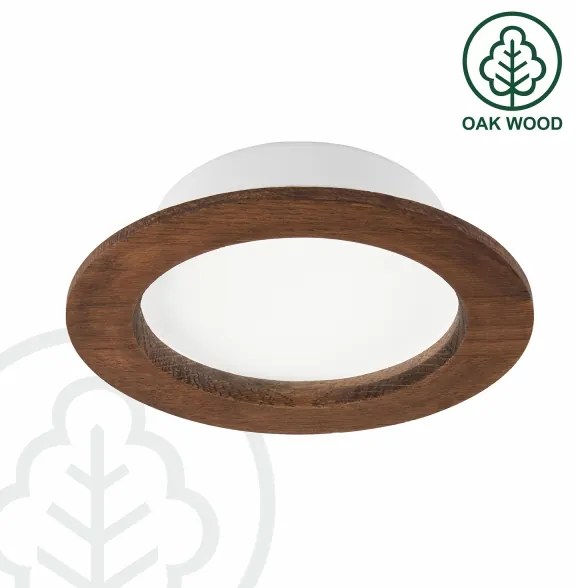 LED Spot WOODY 12,5W 230V 3000K cireș Ø16 cm