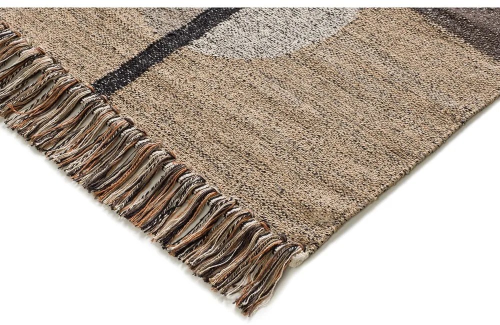 Covor țesut manual din bumbac reciclat 160x230 cm Chandia – Universal