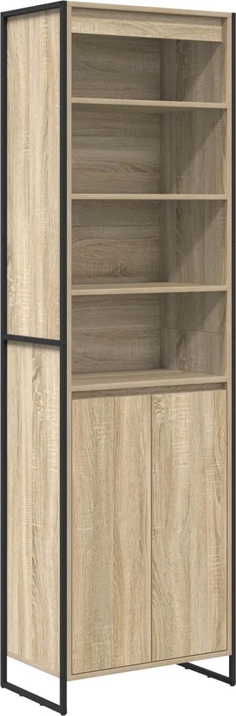 vidaXL Dulapuri Înalte 2 pcs Sonoma 60 x 36 x 200 cm Lemn compozit