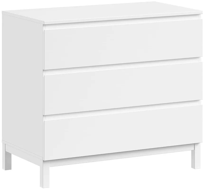 Comodă de copii albă 99x89x57 cm Eva – Vipack