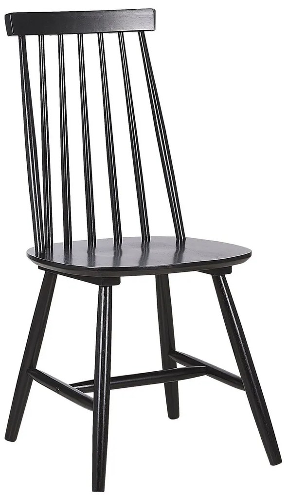 Set 2 buc. scaune pentru sufragerie Burank (negru). 1009960