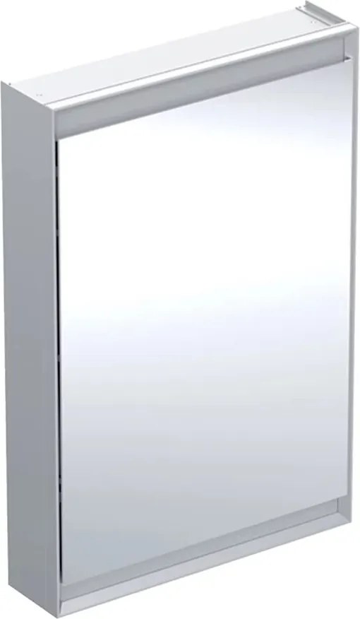Dulap cu oglinda Geberit One ComfortLight dreapta 60 cm aluminiu eloxat