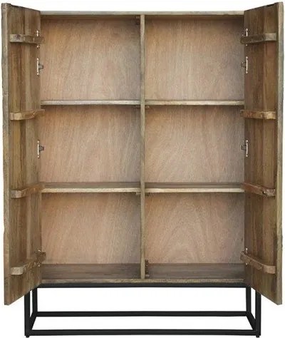 Comoda inalta cu model Krokodil 120cm maro