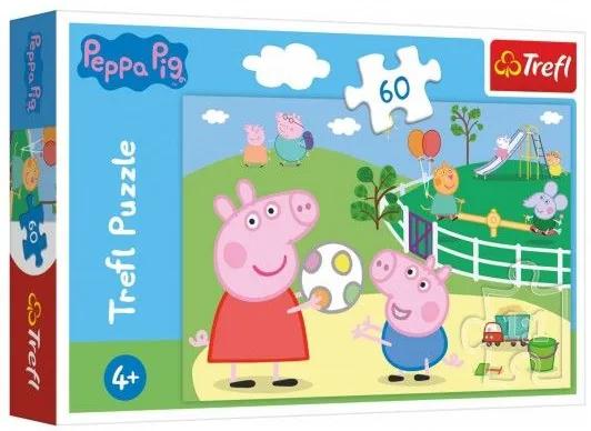 Puzzle Peppa Pig - Distracție cu prietenii 33x22cm 60 piese