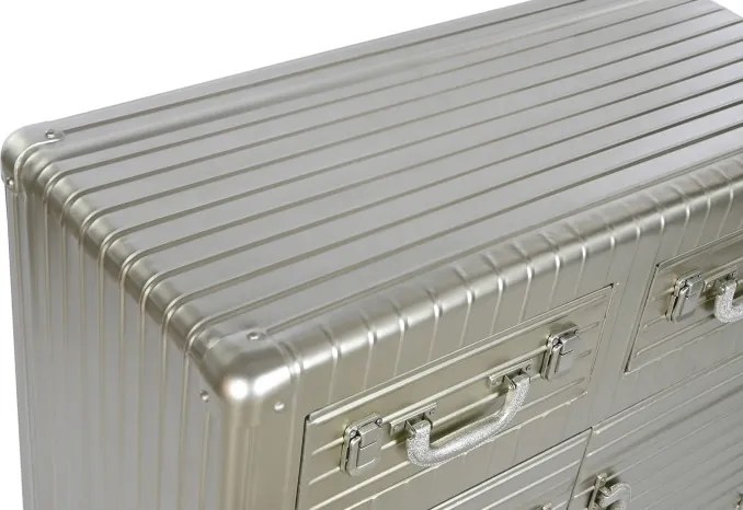 Bufet vintage din metal, "Silver"