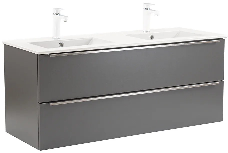 Dulap inferior Vario Trim 120 cu lavoar antracit-antracit