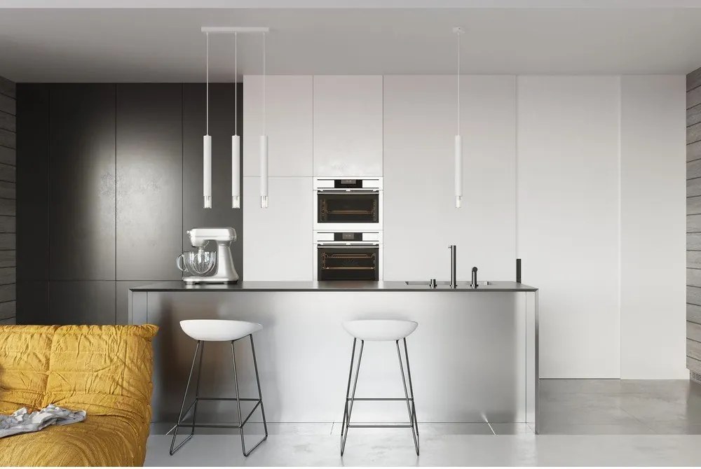 Lustră albă din metal ø 8 cm Vittoria – Sollux