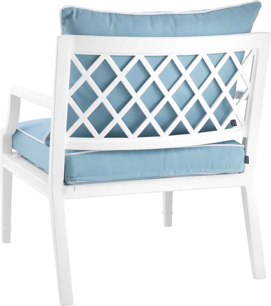 Fotoliu pentru interior si exterior Bella Vista, alb 113220 HZ