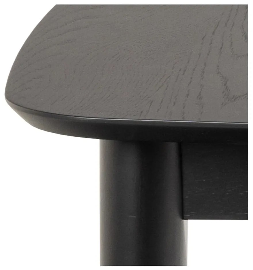 Masă de dining extensibilă cu blat cu aspect de lemn de stejar 90x219 cm Montreux – Actona