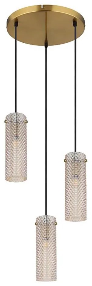 Lustră pe cablu Globo 15775-3HR KAROLO 3xE14/40W/230V