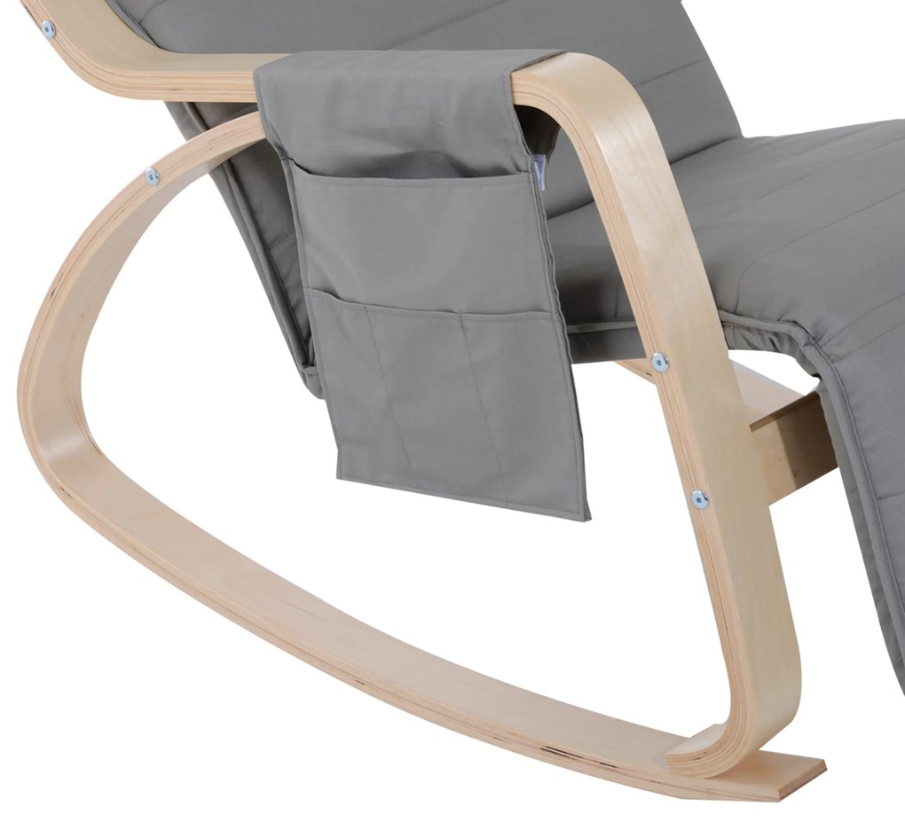 HomCom fotoliu leagan confortabil, 66,5x88x97,5 cm | AOSOM RO