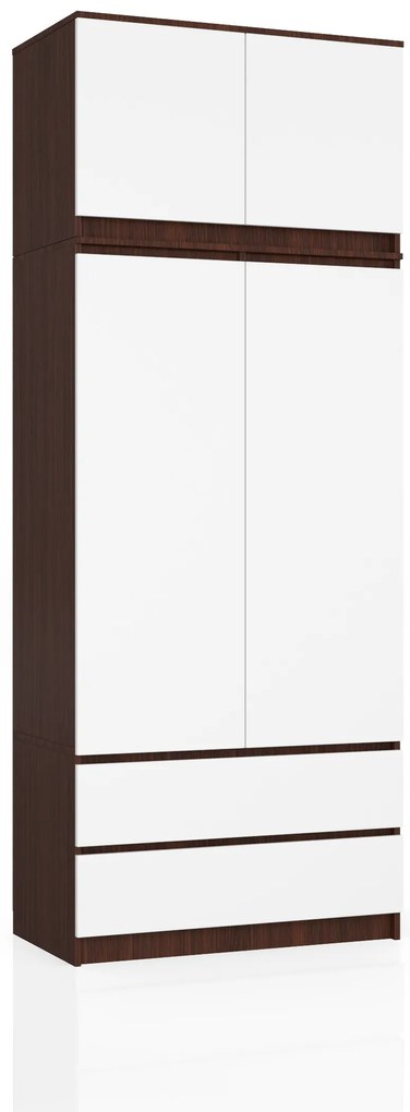 Dulap de haine Sagan (wenge + Alb). 1069554