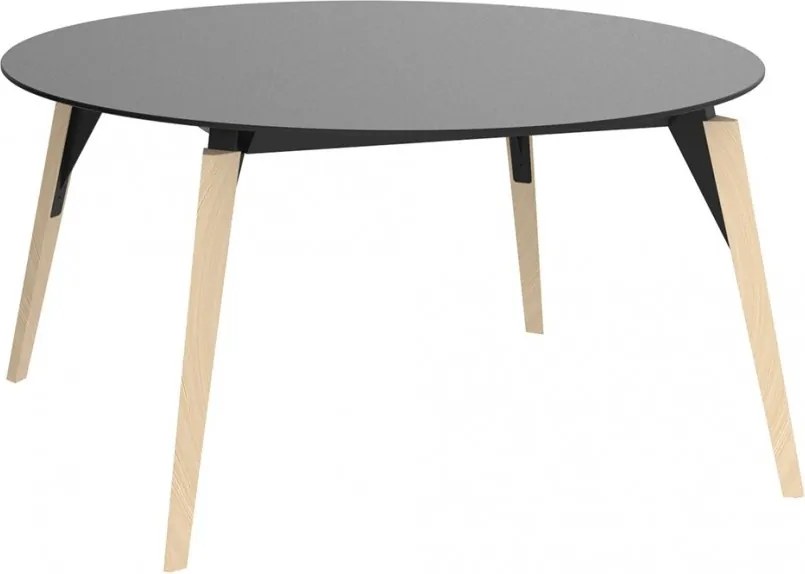 Masa rotunda design modern premium FAZ WOOD, 140cm 54324
