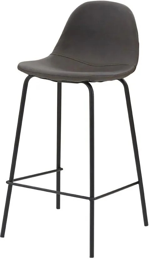 Scaun de Bar Zara - Metal Maro Inchis Lungime(45 cm) x Latime(45 cm) x Inaltime(86.5 cm)