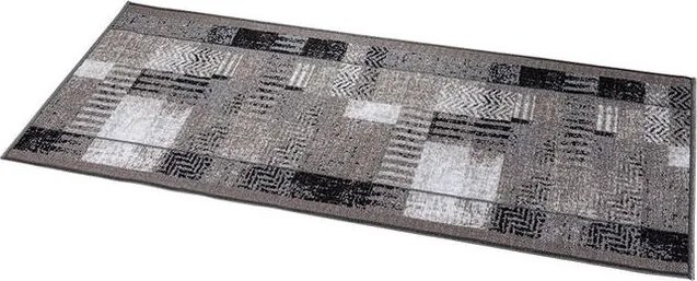 decoDoma Covor runner Patchwork gri 67 x 150 cm
