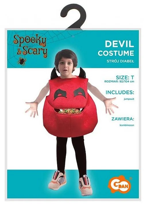 Diavol Red costum 92/104 cm