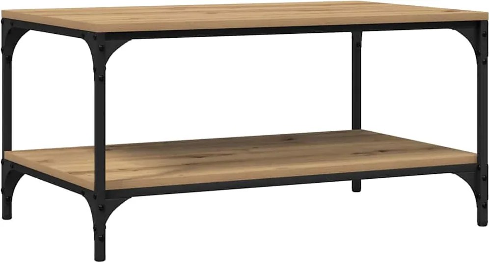vidaXL Masă de cafea Stejar Artizanal 81 x 50 x 40 cm Lemn compozit