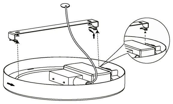 Eglo 99219 - Plafonieră LED FUEVA 5, 16,5 W, 230 V