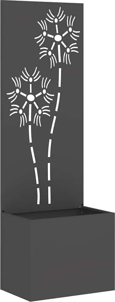 vidaXL Ecran de intimitate pentru grădină Negru 50 x 32 x 150 cm