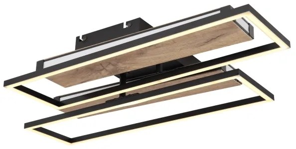 Globo 67299D1 - Plafonieră LED COLLI, 48W, 230V, maro/negru