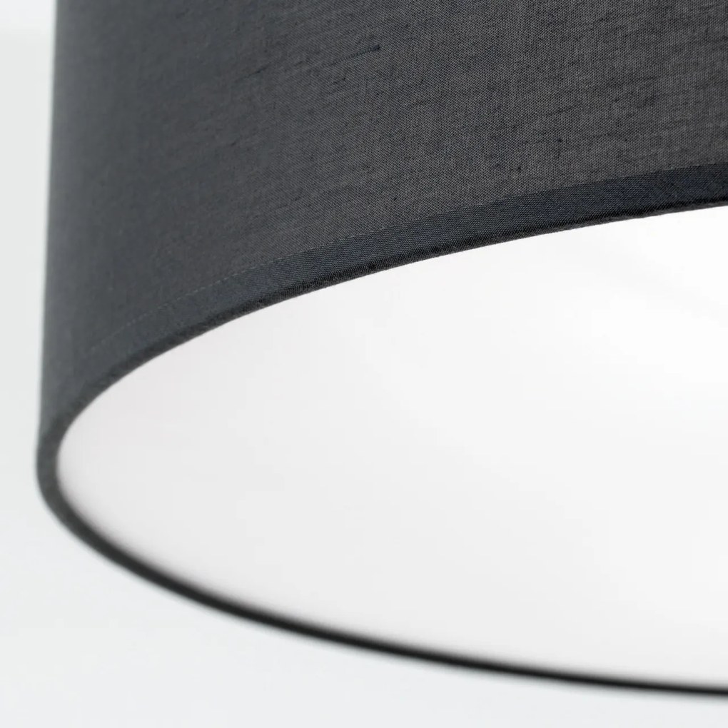 Lustra suspendata design modern Ufo 50cm gri