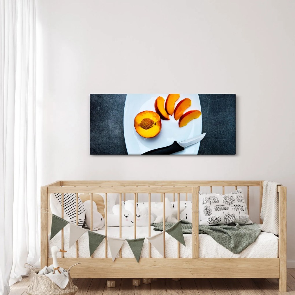 Tabloul cu piersică (120x50 cm)