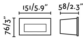 Corp de iluminat LED încastrat FARO 70288 MANI LED/5W/230V IK07 IP65 alb
