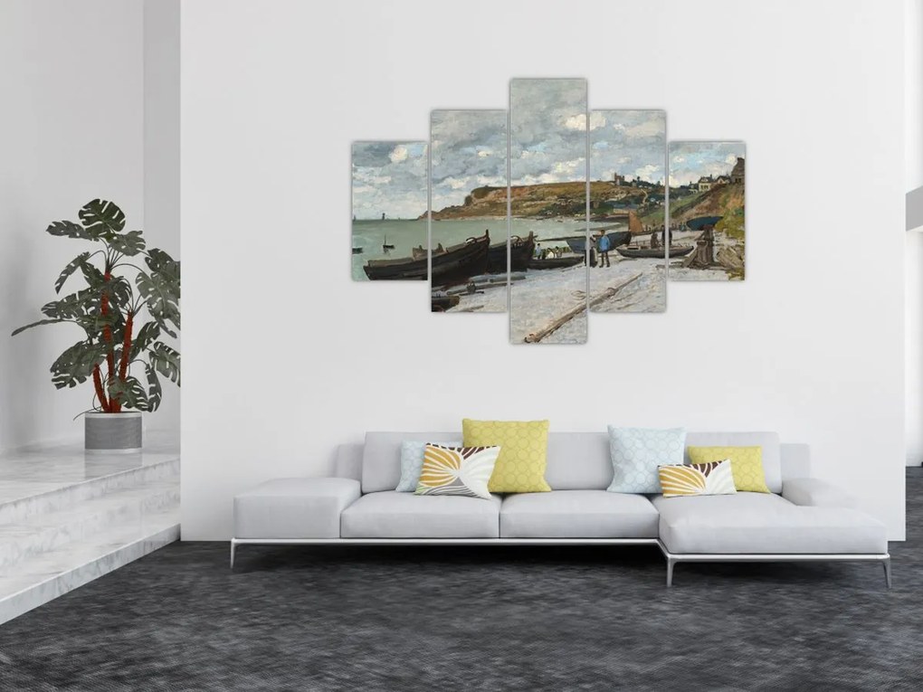 Tablou - Claude Monet, Sainte Adresse, reproducere (150x105 cm)