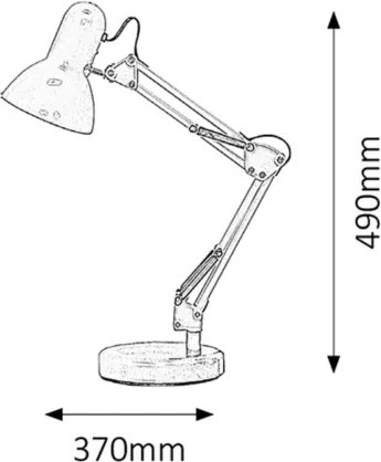 Lampă de masă Rabalux 4212 SAMSON 1xE27/60W/230V