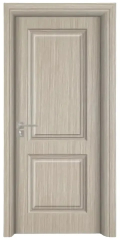 Usa Interior din MDF Novo Doors ND09 LUX PREMIUM, Cadru din Lemn Masiv, KIT COMPLET, Toc Reglabil de 10 CM INCLUS, Plinta pe Ambele Parti (Culoare: