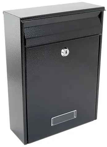 Cutie postala, negru, format B5, 22x9x30 cm, Damech