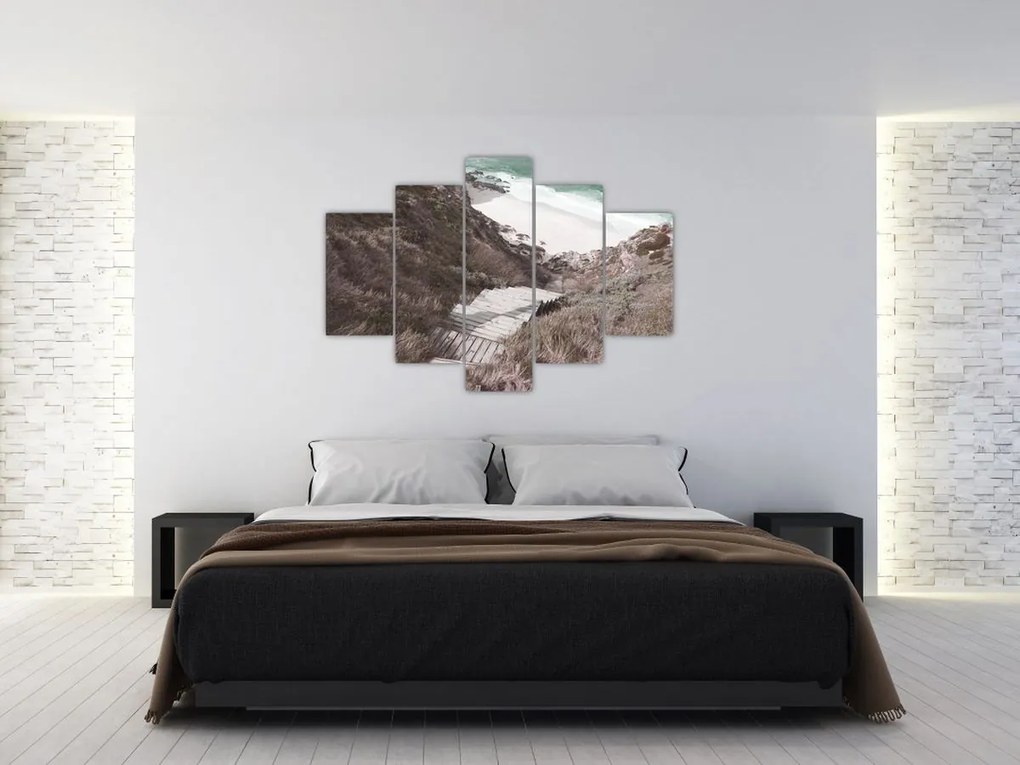 Tablou - Călătorie spre Marea de Smarald (150x105 cm)