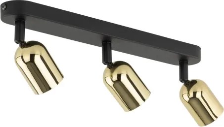 Spot LED RGBW reglabil TOP 3xGU10/6,5W/230V 2700-6500K negru/auriu
