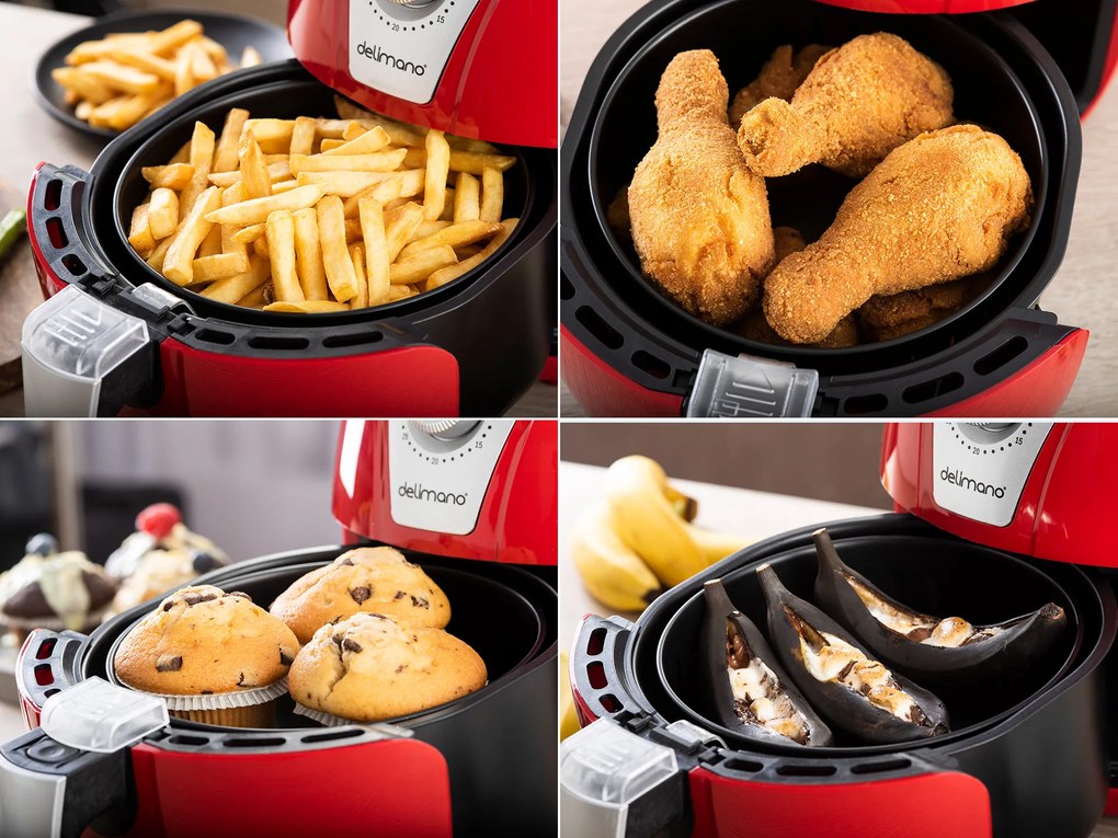 Friteuză cu aer cald, Air Fryer BLACK