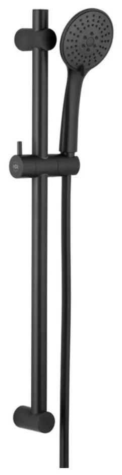 Set de duș KFA Armatura 841-365-81 MOZA alamă/negru mat