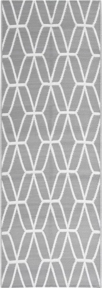 vidaXL Covor de exterior, ARAKIL gri, 80x250 cm,PP