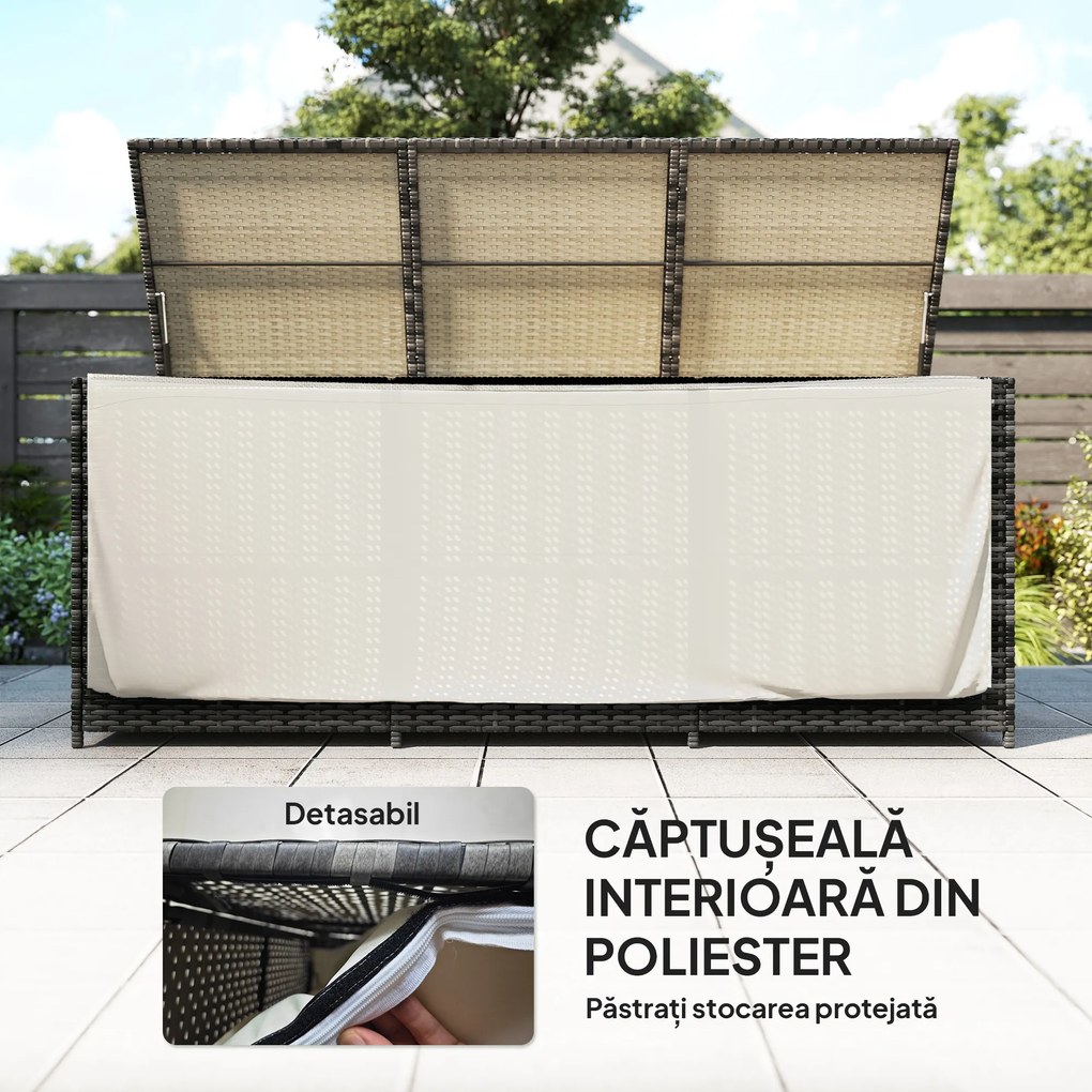 Outsunny Cutie de Depozitare in Aer Liber cu Captuseala | Aosom Romania