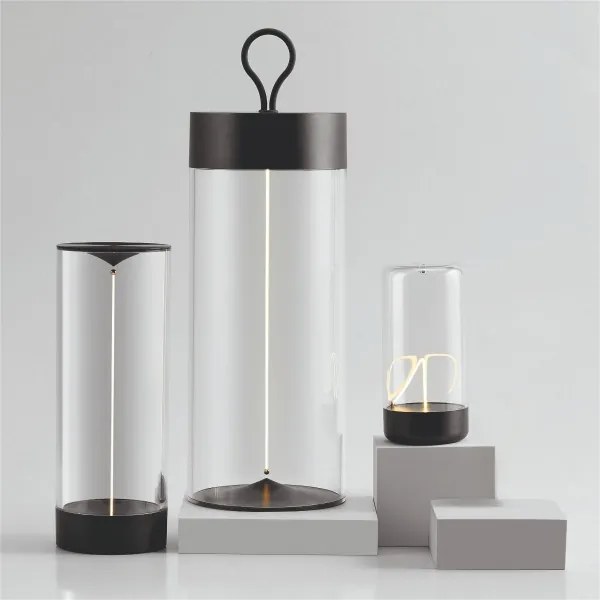 Lampă LED reîncărcabilă dimabilă Zuma Line 1001 ESTERNO LED/0,5W/230V negru IP54