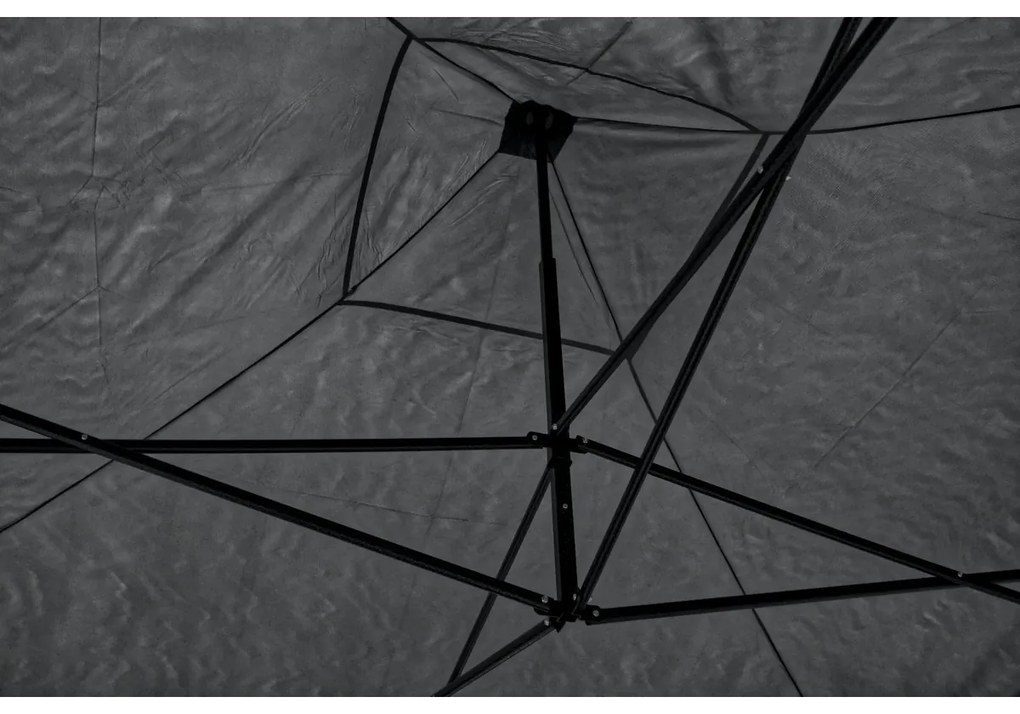 Cort de petrecere Cattara 13342 foarfecăWaterproof, gri , 3 x 3 m