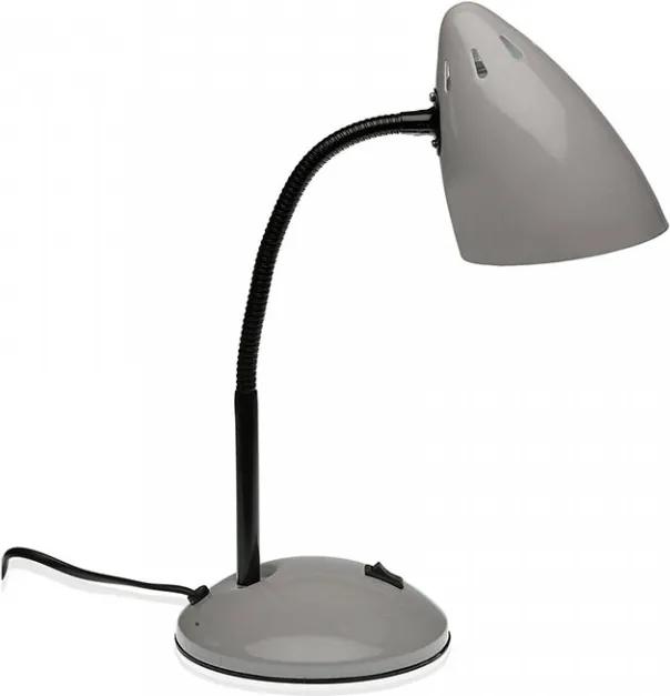 Lampa birou gri/neagra din metal 40 cm Study Lamp Versa Home
