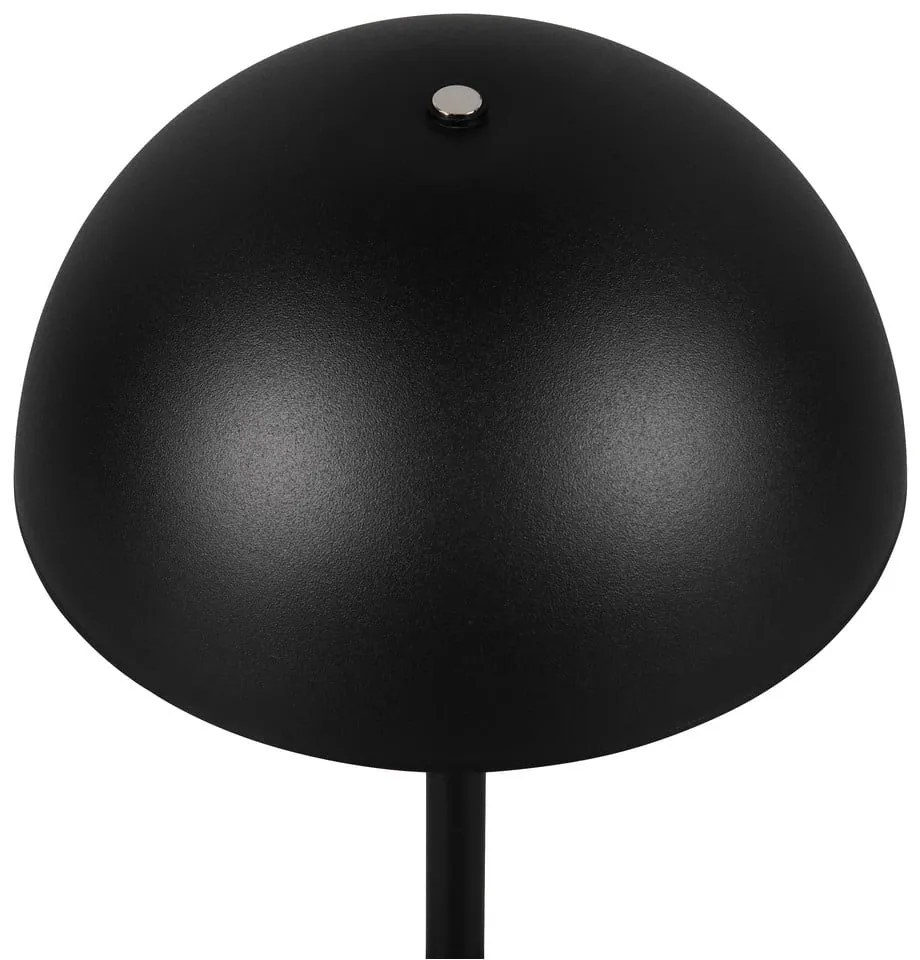 Veioză negru-mat LED cu abajur din metal (înălțime 21 cm) Munoz – Trio