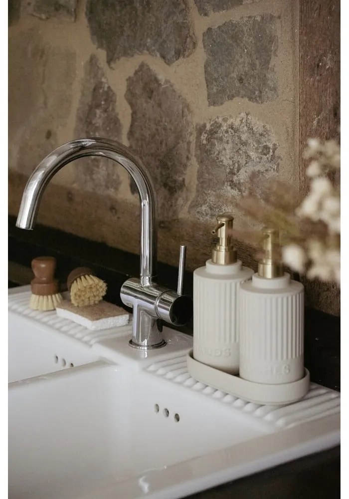 Suport pentru accesorii de spălat crem din ceramică Heidi – Wenko
