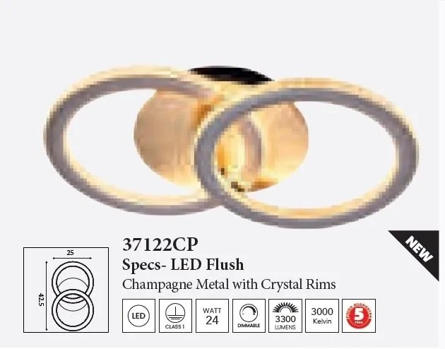 Plafoniera LED design circular Specs