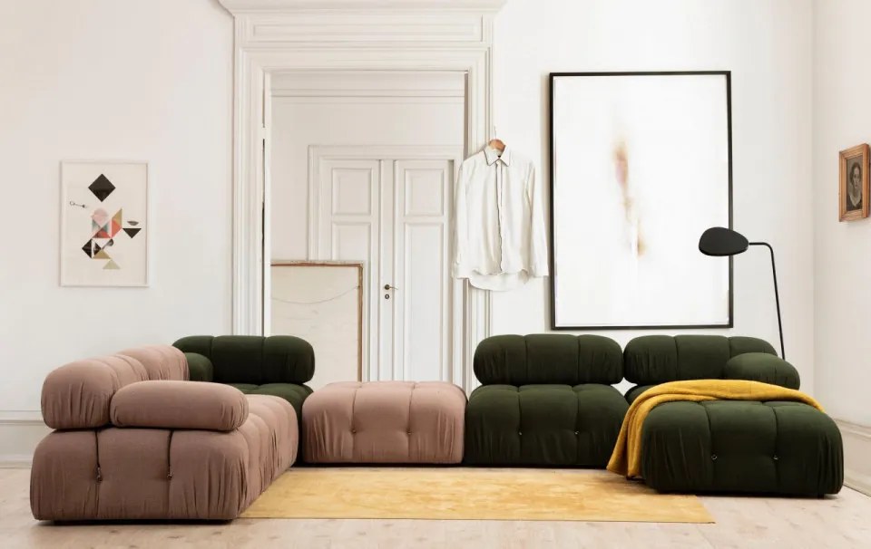 Fotoliu Modular Bubble R1, Verde