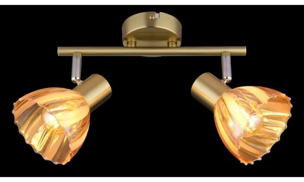 Spot Globo 54315M-2 ZACHERY 2xE14/40W/230V auriu