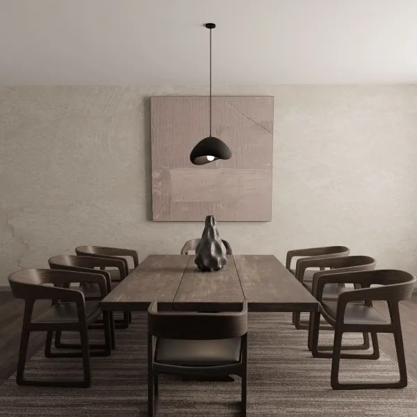 Brilagi - Pendul pe cablu WABI SABI, 1xE27/40W/230V, Ø 33 cm, negru