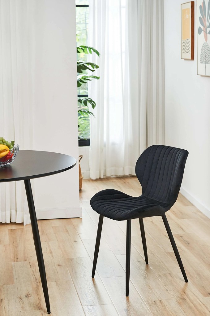 Scaun de sufragerie Saira II (negru). 1071247