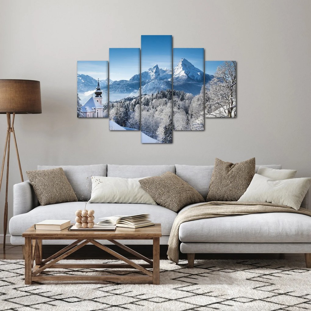 Tablou - O privire asupra peisajului de iarnă (150x105 cm)
