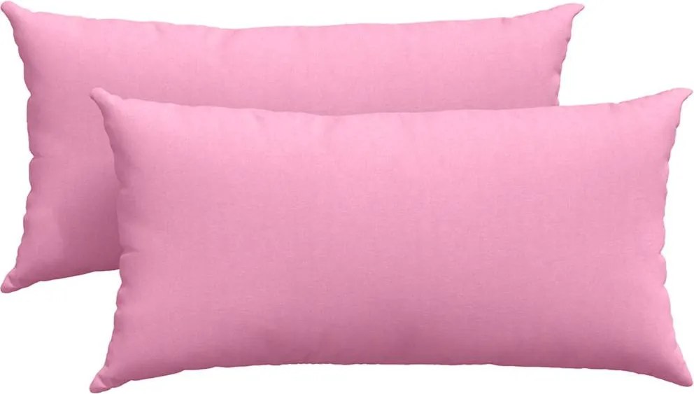 vidaXL Perne pentru canapea 2 pcs Roz 80 x 40 cm țesătură