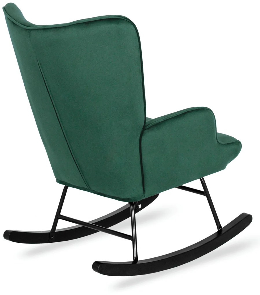 JAKS Fotoliu balansoar Elis verde